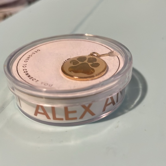 NWT ALEX AND ANI PAW PRINT CHARM AND HOOK - Picture 2 of 4